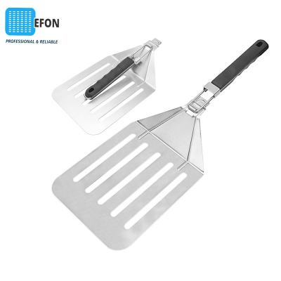 China Efon Viable 8 inch shovel paddle plastic fold stainless steel pizza peel handle capable pizza shovel pizza tools for sale