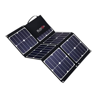 China Type C 80W DC+USBsunpower Solar Charger Energy Storage Mobile Phone Solar Panel Folding Outdoor Bag for sale