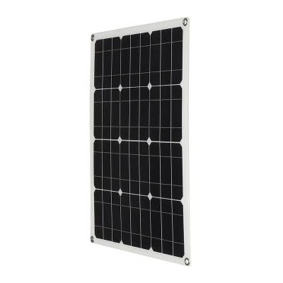 China Type C Vehicle Solar Flexible Monocrystalline Silicon 35W Solar Portable Charging Outdoor Solar Battery Charger for sale