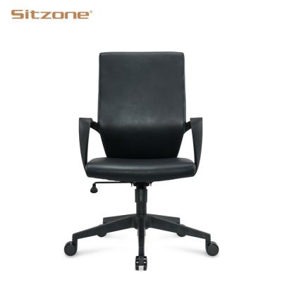 China Interesting Design Swivel (Height)Adjustable Interesting Design Swivel PU Executive Office Leather Chair for sale