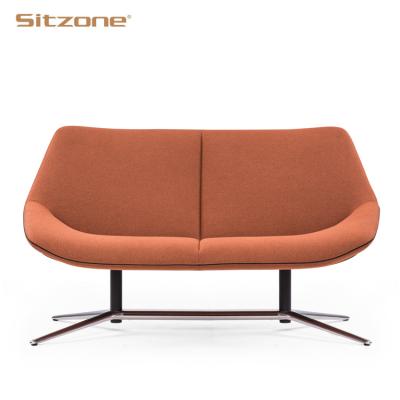 China Foshan modern design new modern office room furniture two seater ceo office sofa for sale