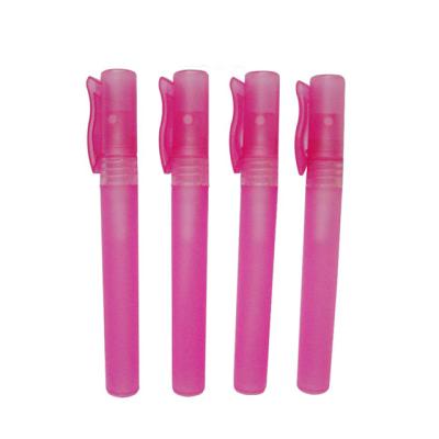 China Wholesale 5ml 7ml 8ml 10ml Personal Care Frosted Pen Shape PP Material Plastic Spray Bottle for sale