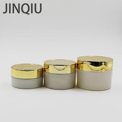 China 15g/30g/50g Skin Care Plastic Luxury Cream Lotion Container Face Cream Cosmetic Mini Jar for sale