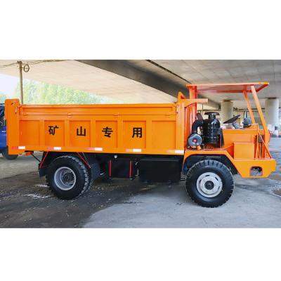 China New 2 Ton Hydraulic Dump Diesel Mini Building Dumper with Construction Pier Front Tipper AM1314 Te koop