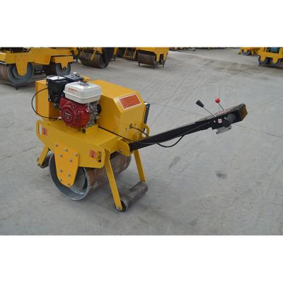 Cina Soil/Bitumen/Sand Compaction Single Steel Drum Vibratory Walking 300kg Behind Wheel Road Roller For Sale in vendita