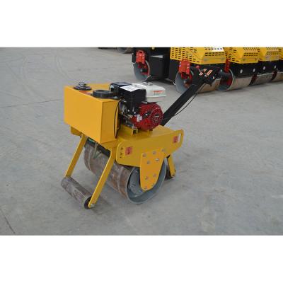 China Sand Asphalt Concrete Walk Soil / Soil Construction Machine 600kg Bitumen / Sand Compaction Behind Mini Road Roller Compactor for sale