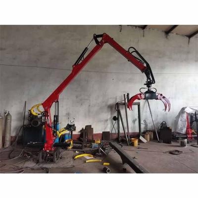 中国 Good quality forest wood transportaion machine (log crane) with hydraulic pump and motor 販売のため