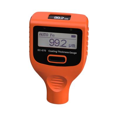 China Dual Calibration Display Coating Thickness Gauge Digital Car Body Paint Detector EC-570 for sale