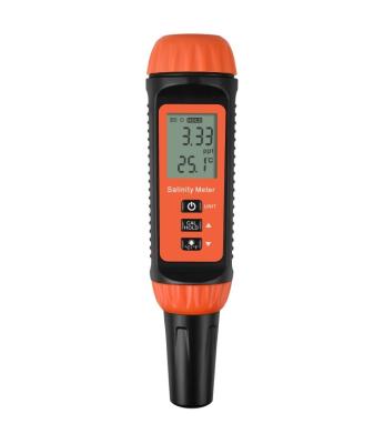 China Zero calibration; YW-622 Digital Calibration Multipoint Waterproof IP66 Salinity Meter Portable Salt Tester for sale