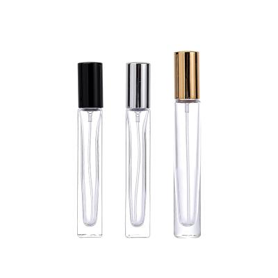 China Daily life in stock 10ml Perfume Oil Spray Bottle Square Packing Bottle Cosmetic Spray Bottle Perfume Atomizer for sale