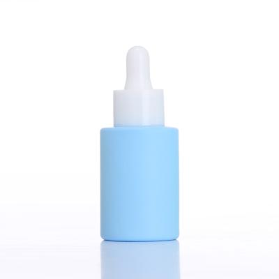 China Custom Color Oil Bottle 15ml 20ml 30ml 50ml Essential Cosmetic Glass Dropper Bottle Toner Bottle for sale