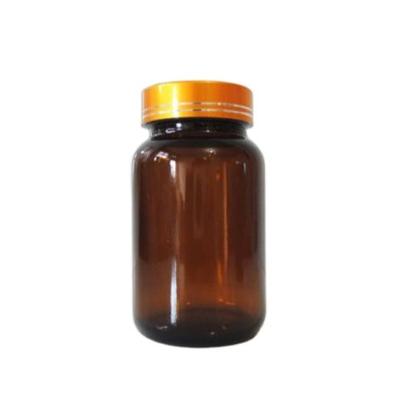 China Custom Medicine Glass Bottles Containers 250ml 75ml Amber Glass Bottles For Capsules for sale