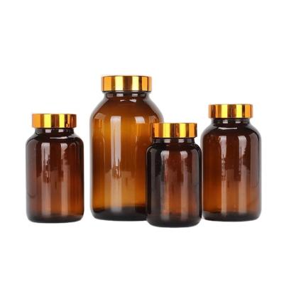 China Medicine Medicine Capsules Amber Glass Bottles 75ml Glass Bottles For Capsules for sale