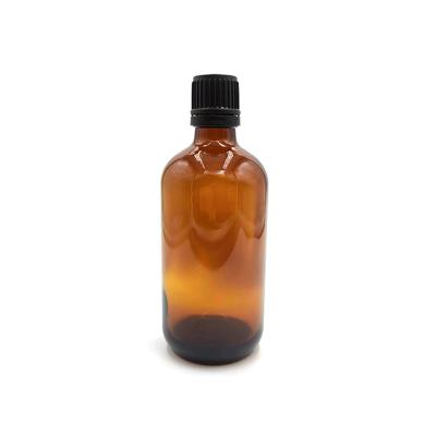 China Wholesale Cosmetic in 120ml/4.2oz Running Round Amber Glass Dropper Bottle Brown Cosmetic Glass Bottles for Essential Oils for sale