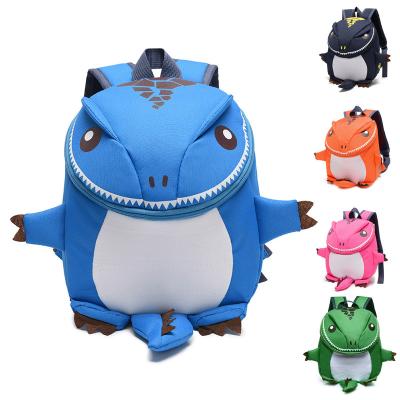 China Wholesale Popular Oxford Cloth Bag High Quality Softback Dinosaur Softback Kids Cartoon School Bags Toddler Backpack for sale