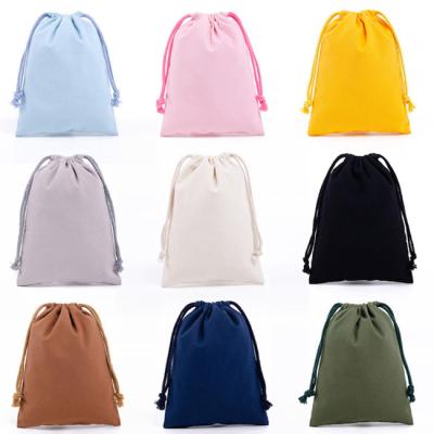 China Drawstring Yiwu Factory Cotton Tote Bag with Rope for Hats Clothing Hair Handbag Shopping Packing Drawstring Pouch for sale