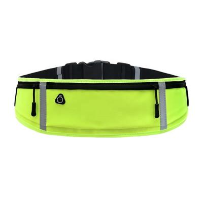 China Water Proof Factory OEM Custom Waist Bags 2020 New Design Sports Lycra Running Belt Waist Bag for sale