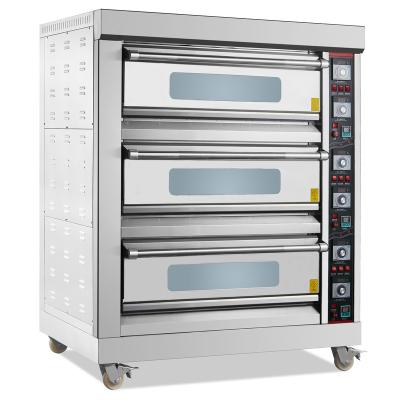 China High Efficinency Food Commercial Electric Kitchen Equipment Maker Bread Bakery Electric Conveyor Pizza Oven/Baking Oven/Platform Oven for sale