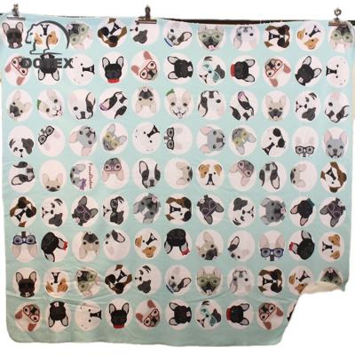 China Anti-pilling you name it design your own custom sublimation digital print wholesale fleece throw blanket for sale