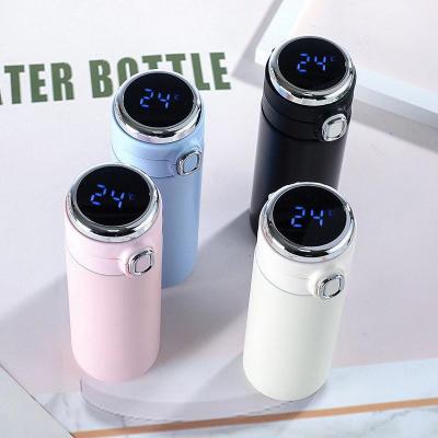 China PORTABLE Touch Screen Temperature LED Display Smart Double Wall Vacuum Flask Gift Bottle Student Women Men Stainless Steel Bullet for sale