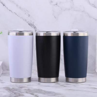 China RTS Rebate 20oz Sustainable Coffee Tumbler Double Wall Vacuum Insulated Travel Mugs Stainless Steel Tumbler for sale