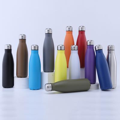 China 304/316 Stainless Steel PORTABLE Drinking Bottle For School Kids Adult Wall Insulated Cola Bottle Double Shape BPA Free Flask for sale