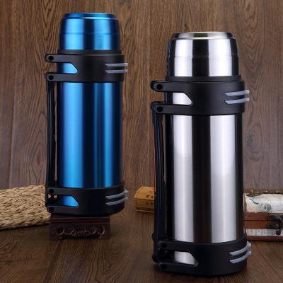 China Large Capacity PORTABLE Travel Jar 304 Stainless Steel Vacuum Insulated Flask Outdoor Sports Large Capacity Thermos Bottle for sale