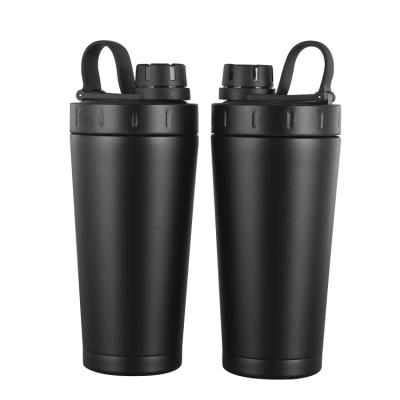 China PORTABLE Double Wall 500ml/17oz Vacuum Insulated Customize Logo Food Grade Metal Outdoor Sports Mug Bottle Student for Protein Powder for sale