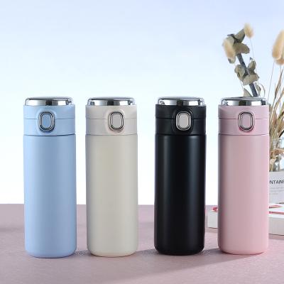 China PORTABLE Luxury Dual Wall Vacuum Bottle Smart LED Temperature Display Stainless Steel Bottle Gift Customize Student Women Men Bottle for sale