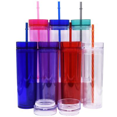 China Wholesale Sustainable Cheap Custom Logo 450ml Drinks Plastic Water Bottle With Straw for sale