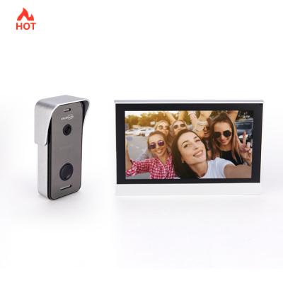 China Smart Video Doorphone 1080p Resolution 7 inch TFT Door Bell Camera Wifi Video Doorbell Wireless Video Intercom for sale