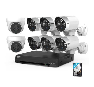 China 8mp Camera Kit 5MP IP Camera 8ch Poe Kits IP66 Waterproof Security Surveillance 8ch Nvr Security System for sale