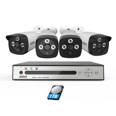 Китай 2mp 4ch Metal Bullet Motion Detection Camera Dvr Kit Wired 1080p Camera 8ch Security Surveillance System продается