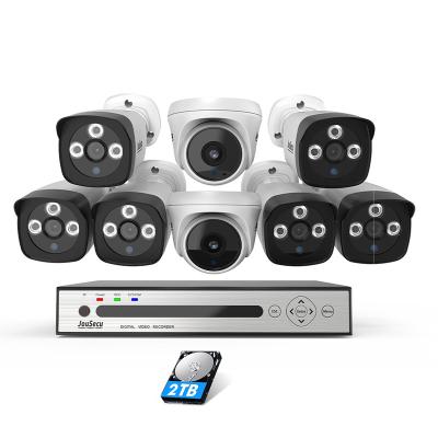 China Waterproof 2Mp Camera System Home Secure Wired 8Ch Ahd Dvr Kit Security Camera System Outdoor Surveillance for sale