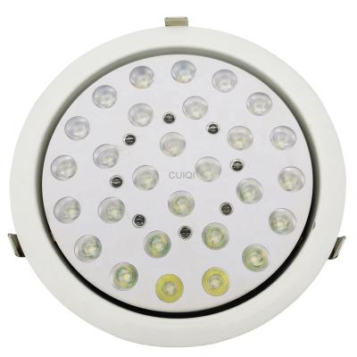 China Modern High Brightness Lighting Easy Installation Round Recessed LED Jewelry 36W LED Down Light for sale