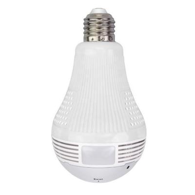 China Residential Panoramic Smart Bulb Camera 1080P Wifi LED Security Camera Wireless Indoor Outdoor Bulb for sale