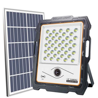 China AC110V AC220V Smart LED Garden Light AC110V AC220V Portable Solar LED Floodlight IP65 Wifi Projector CCTV LED Solar Flood Light for sale