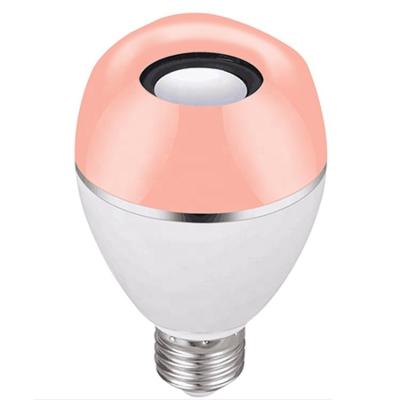 China Residential Smart Audio Controller Wifi 4W RGBW LED Music Speaker App Control LED Light Bulb for sale