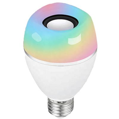 China Residential Remote Wireless Smart Bulb E27 Speaker 4W Smart Bulb Phone Control RGBW LED Music Lamp Light for sale