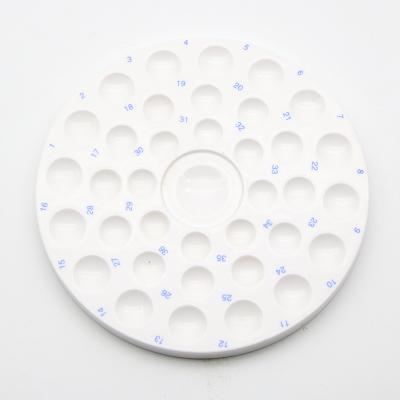 China Dental Regional Wet Tray 36 Wet Wells Regional Dental Lab Porcelain Mines Mixing Plastic Dish With Plastic Cover For Glaze for sale