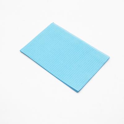 China Dental Regional High Quality Colored Dental Products Waterproof Disposable Patient Dental Bibs for sale