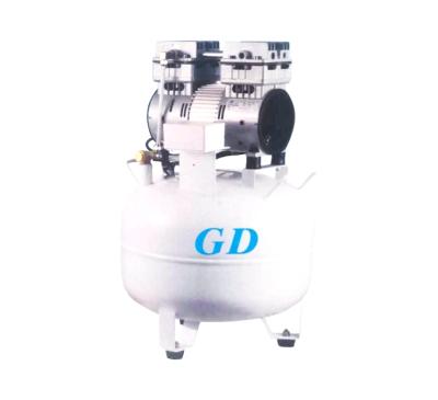 China Steel Steel Dental Compressor For Dentist And Lab Air Oilless Compressor 50L And 70L Volume for sale