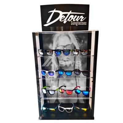 China Customized Style For You Best Selling Wholesale Countertop Visual Acrylic Sunglasses Show Stand Eyewear Holder for sale