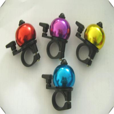 China Luxury Gifts Color Printing Alloy Mini Bike Bell Aluminum Plastic The Colorful Spherical Bells Bell for sale