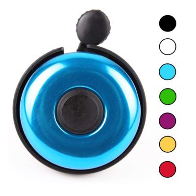 China Universal Plastic Aluminum Colorful Flower Bell Ring Mountain Bicycle Bells Handlebar Bike Alarm Sound Horns for sale