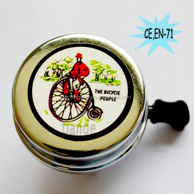 China Iron Hebei Tiande i love my custom bike bicycle bell logo /retro bicycle accessories/pop maker for sale