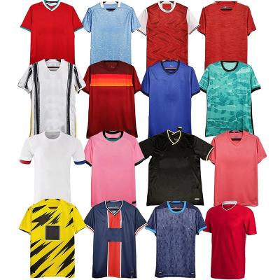 China Quick-drying 2021 thailand quality jersey custom football jersey soccer jersey soccer jersey for sale