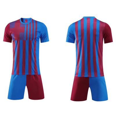 China Quick-drying 2021 New Season Customize Football Uniform Wear Professional Club Team Football Jersey 2022 Kits for sale