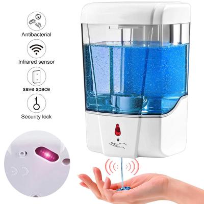 China Foam Liquid Soap Dispenser Touchless Hand Sanitizer Gel Sensor Wall Mounted Alcohol Spray Dispenser Wall Mounted for sale