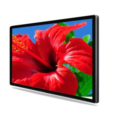 China 65 Inch Wall Screen Indoor LCD Wall Mounted TV Panel Display Price Outdoor Digital Video Signage For Advertising Equipment for sale